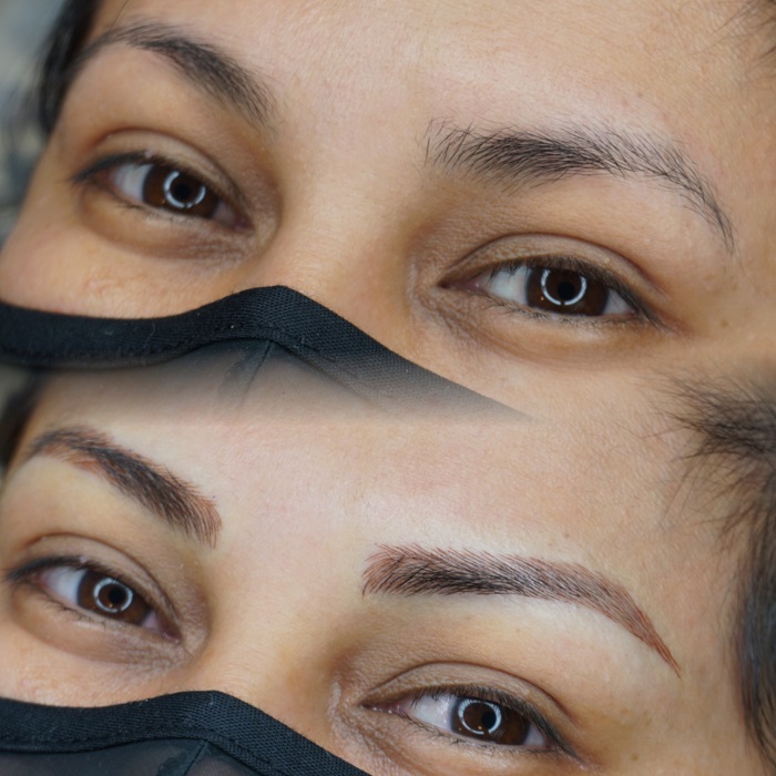 Microblading antes y despues Gijon
