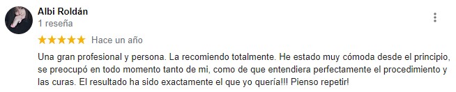Opinion lifting de pestañas Oviedo Albi Roldan