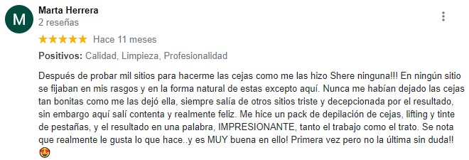Opinion microblading Gijon Marta Herrera