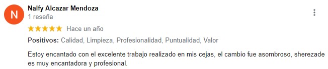 Opinion microblading Gijon Nalfy Alcazar Mendoza