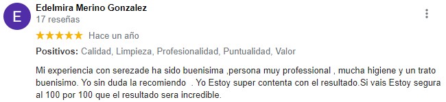 Opinion microblading Oviedo Edelmira Merino Gonzalez