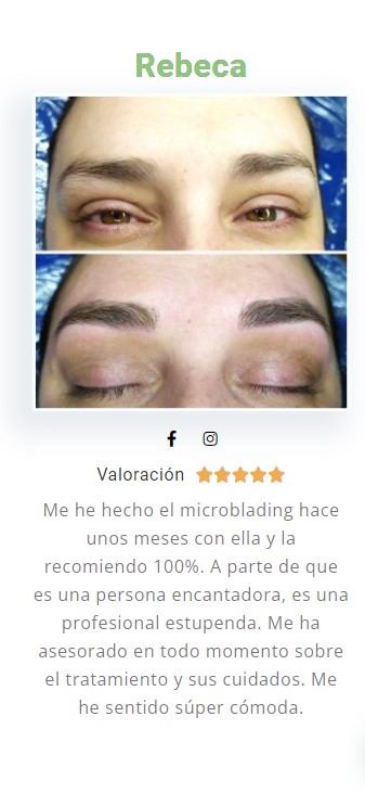 opiniones centro estetico Oviedo Rebeca