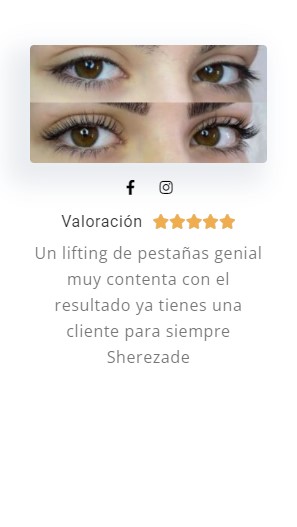 reseñas lifting de pestañas Oviedo