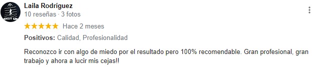 Opinion microblading Aviles Laila Rodriguez