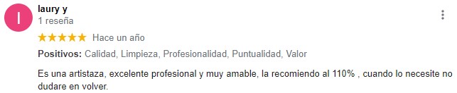 Opiniones lifting de pestañas Asturias Laury y